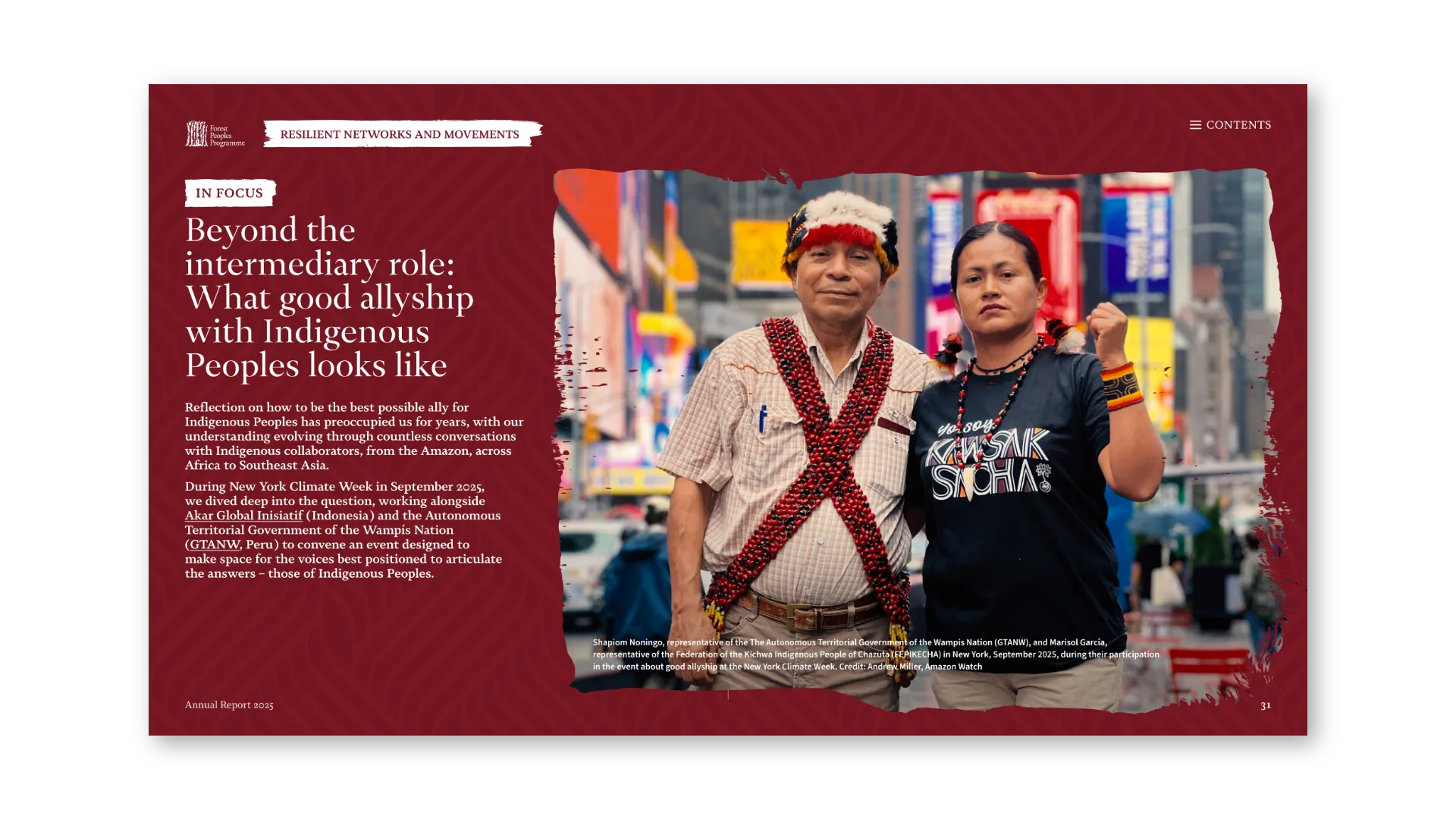 In Focus: Beyond the intermediary role, an allyship feature spread