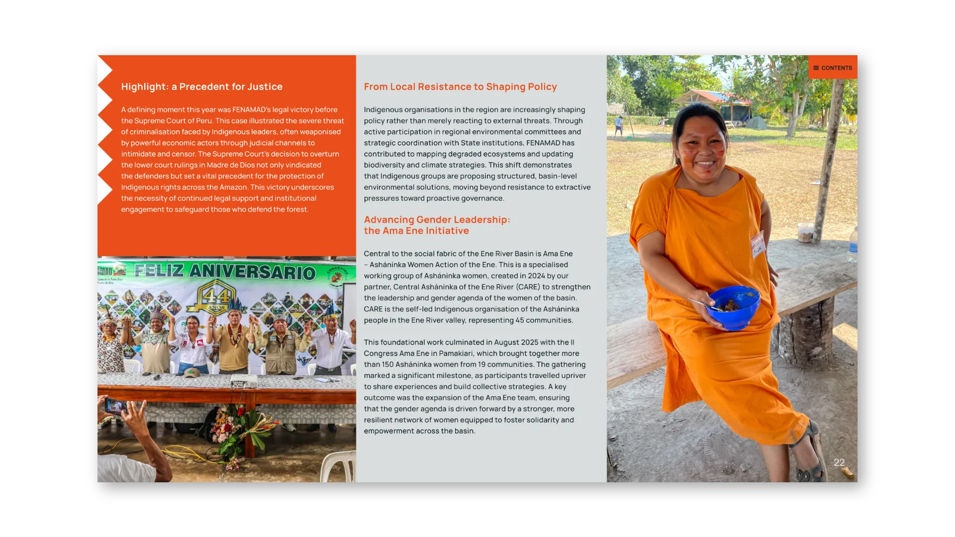 A Precedent for Justice: Peru and the Ama Ene initiative